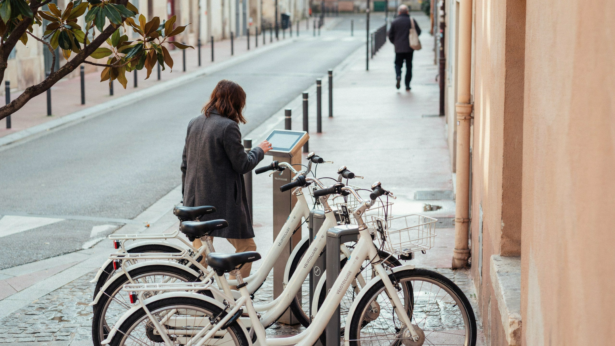 Illustration documentaire sur vélo en libre service Toulouse station urbaine